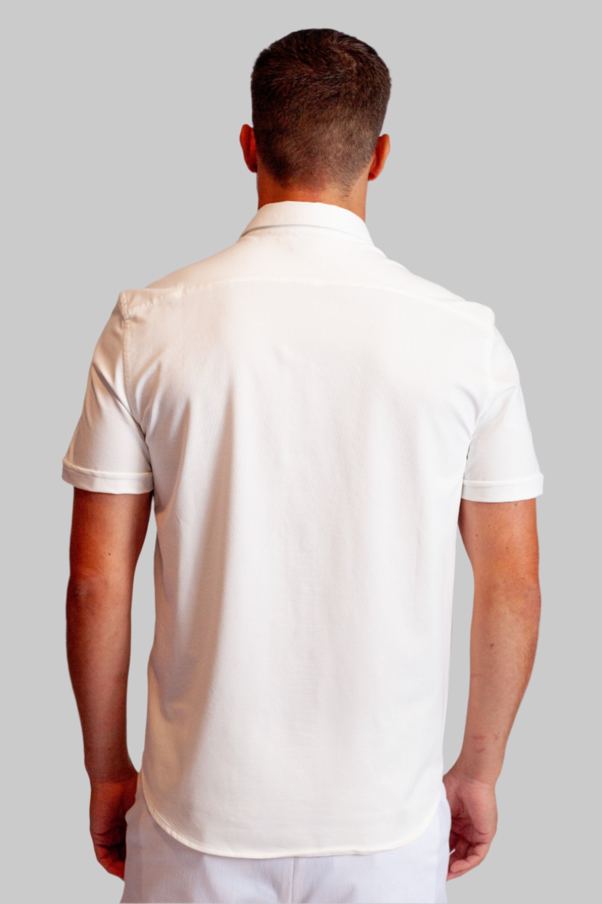 Buki Cinqo Single Shot Short Sleeve Tech Shirt — White